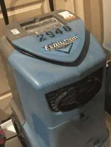 water damage repair dehumidification