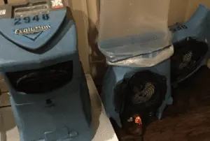 water damage repair direct airflow