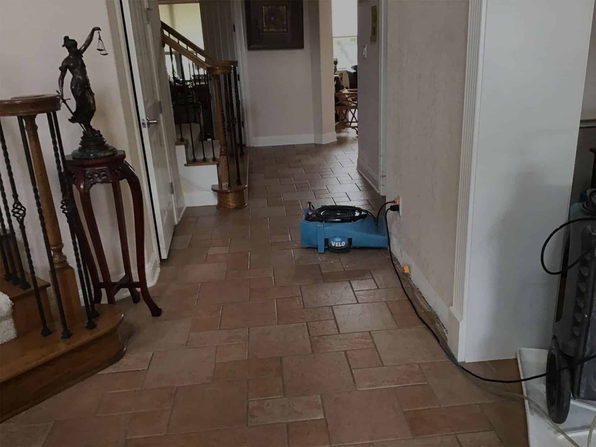water damage project