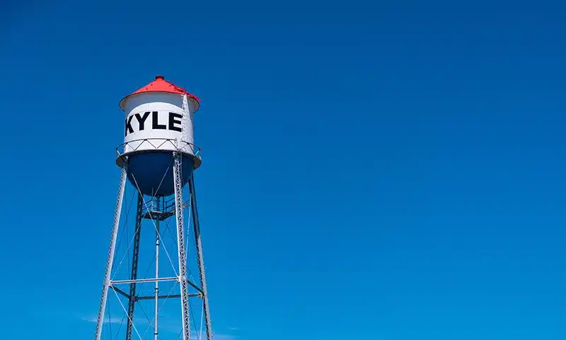 Kyle, TX water tower