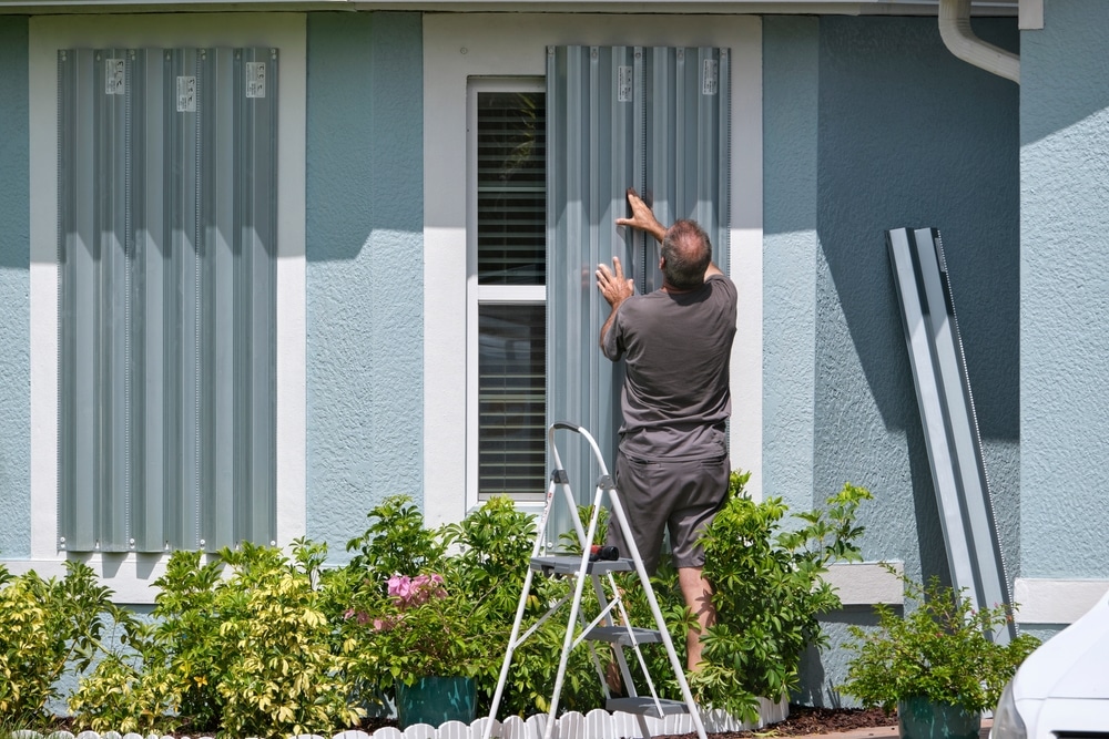 Preparing home for a hurricane