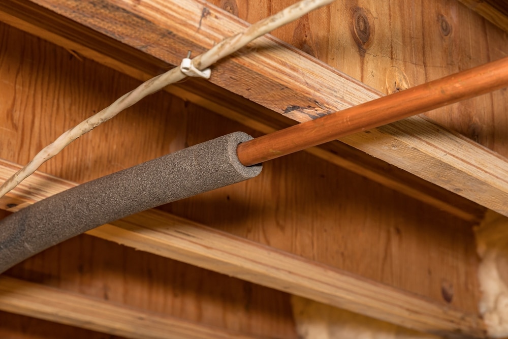 water pipe with insulation