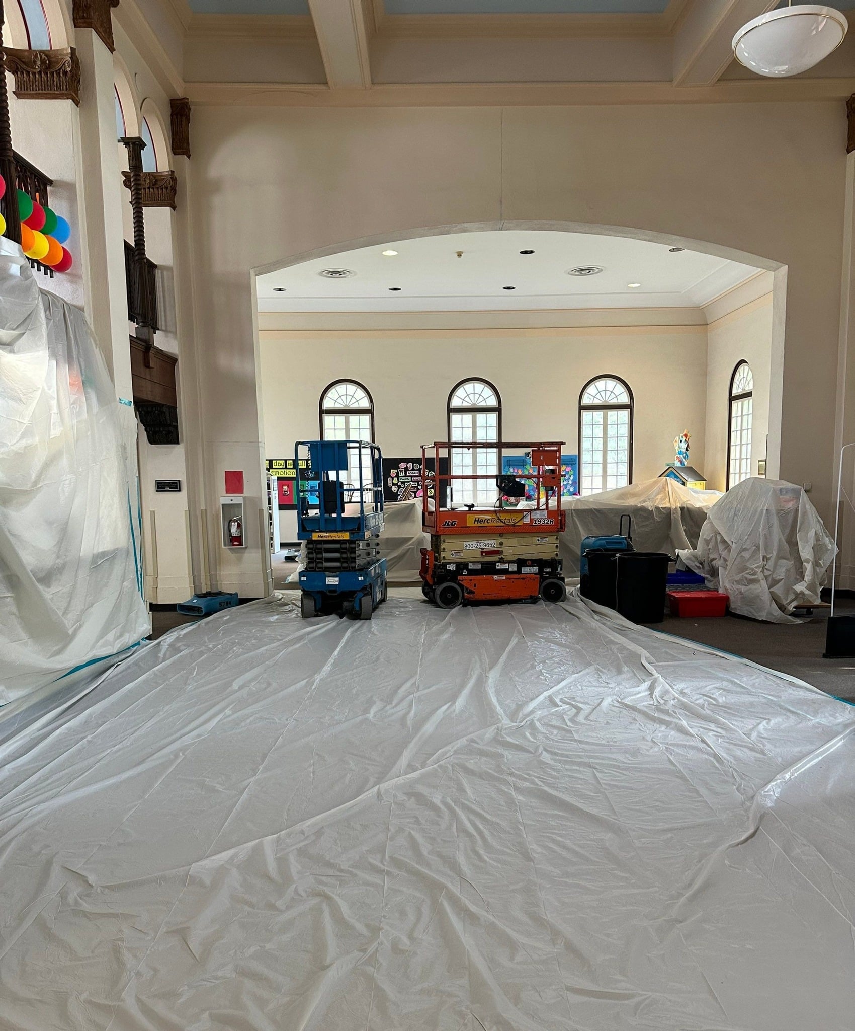 Water damage restoration
