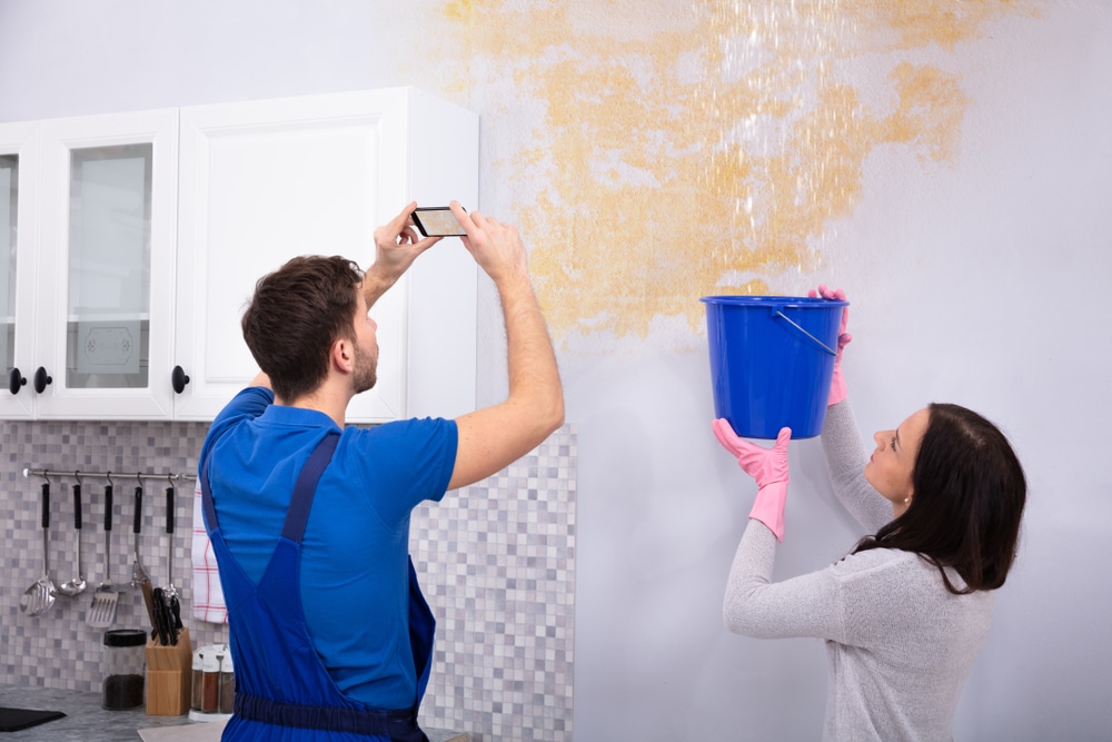 Documenting water damage for insurance