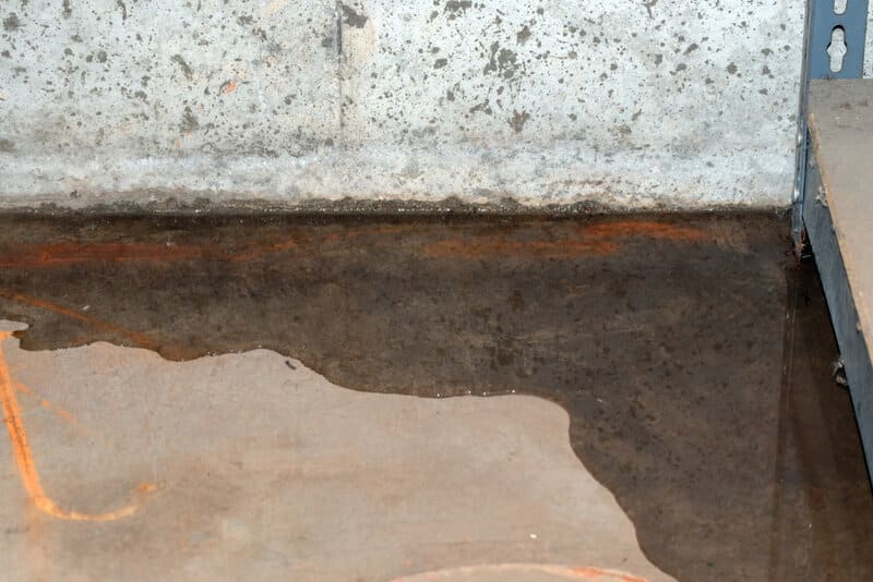 excess water in basement