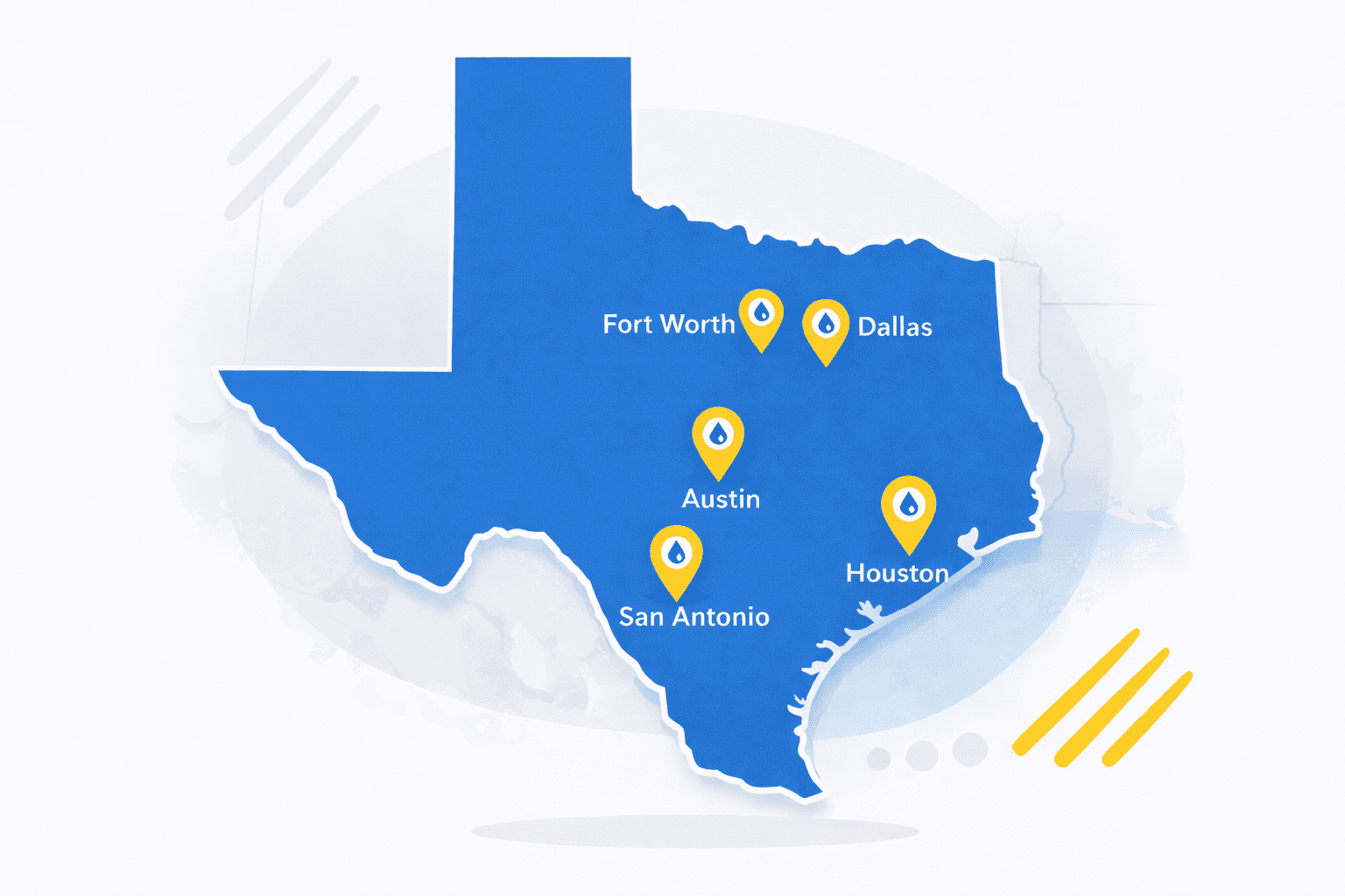 Dry Force Service Area in Texas