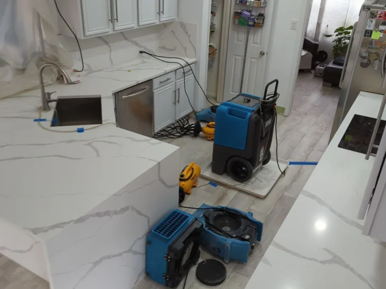 Drying equipment in kitchen