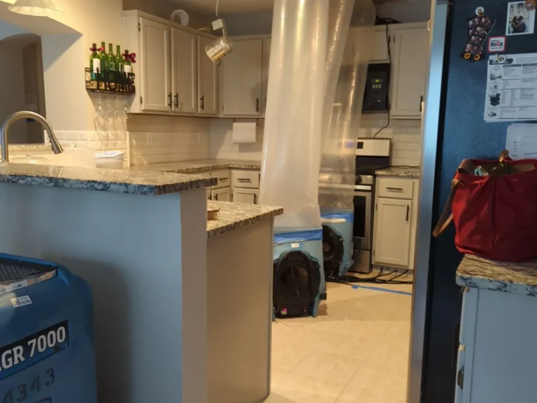 Drying equipment in kitchen