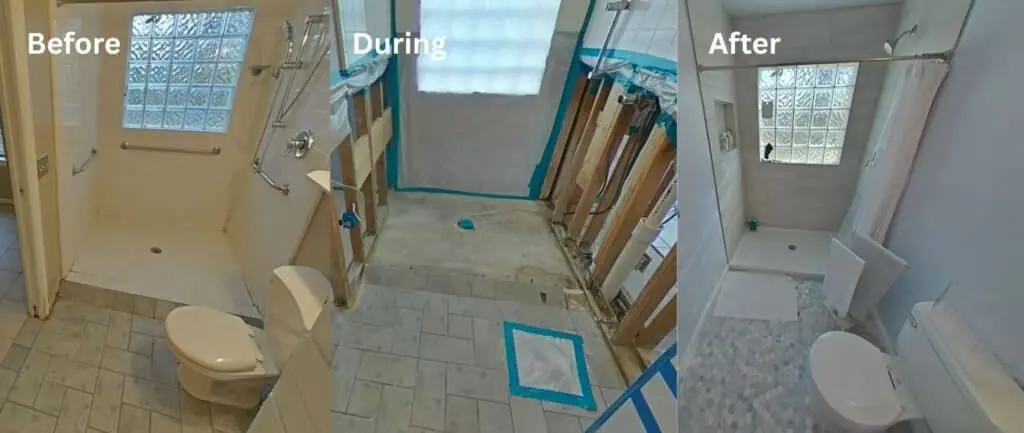Our Work: Before & After Water Damage Restoration - DryForce Restoration