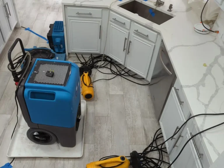 drying equipment in kitchen