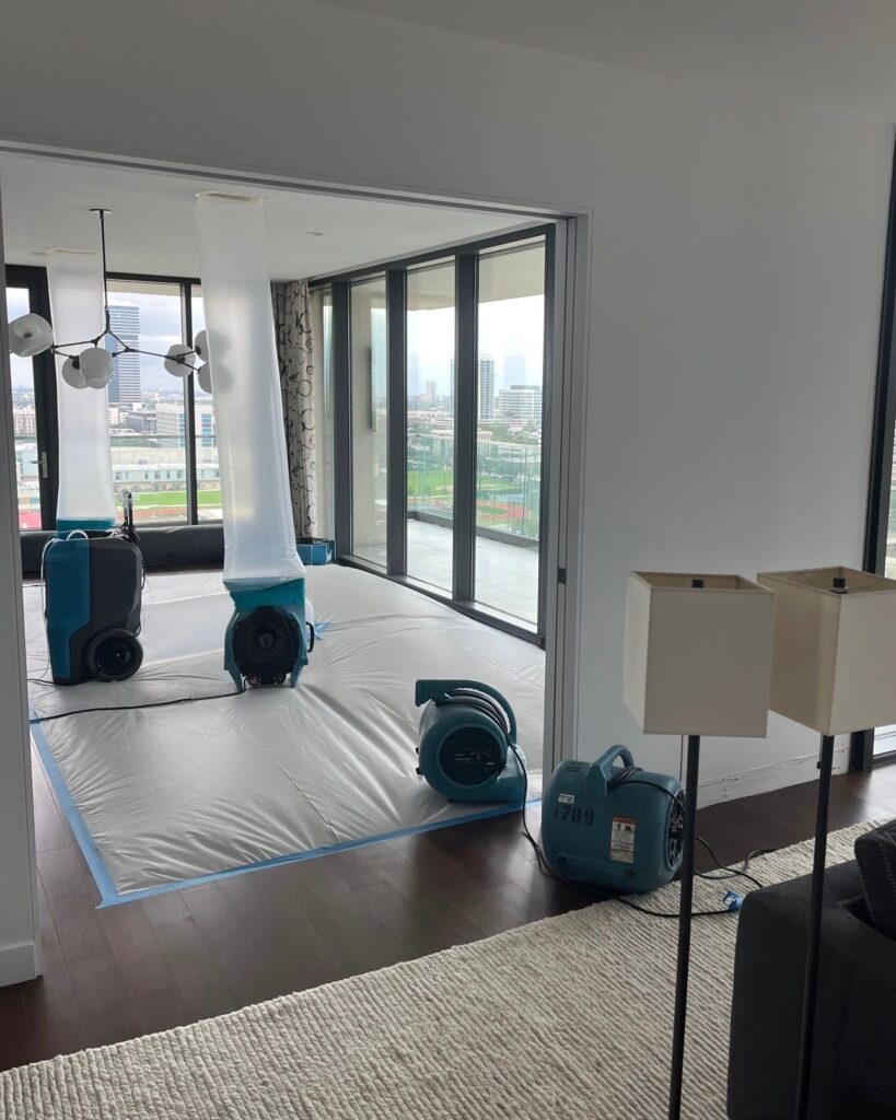 structural drying after water removal