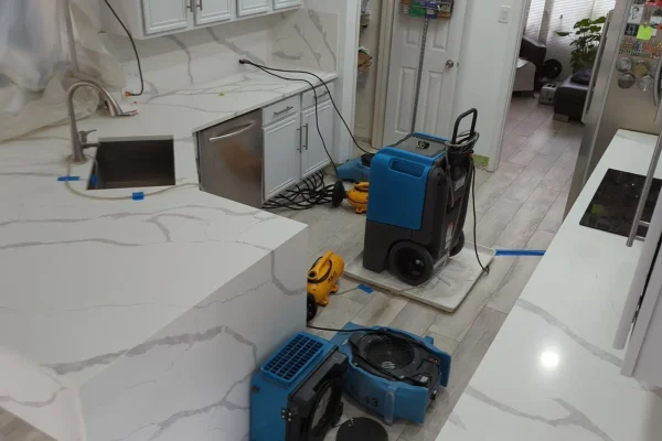 Drying equipment in kitchen