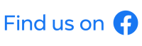 Facebook Find us on Facebook Blue Logo
